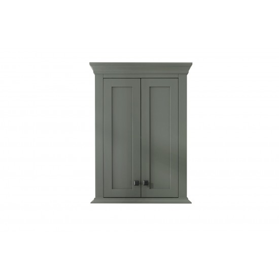 24" Pewter Green Toilet Topper Cabinet