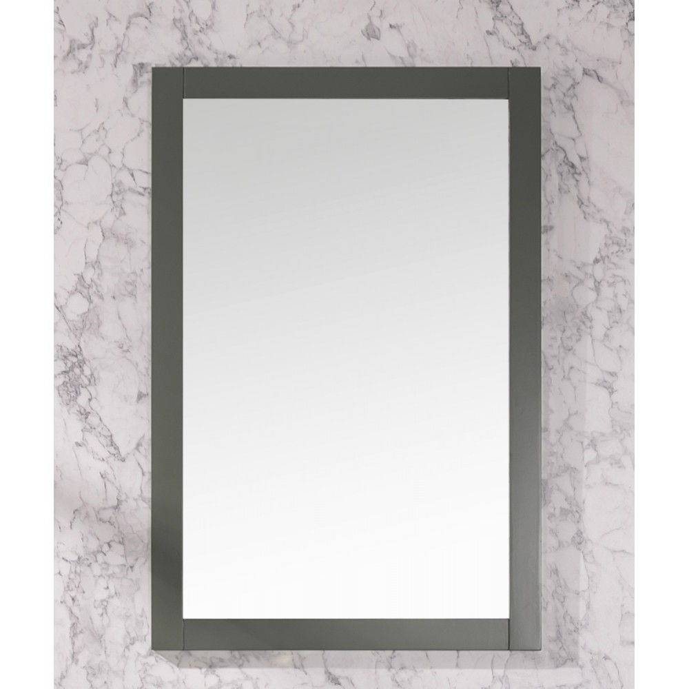 24"X36" Pewter Green Mirror