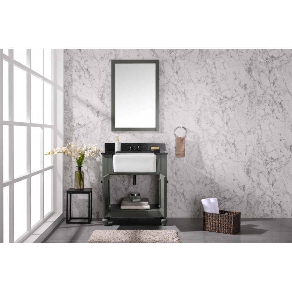 Legion Furniture 30" Sink Vanity Without Faucet In Pewter Green Legion Furniture 30" Sink Vanity Without Faucet In Pewter Green