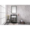 Legion Furniture 30" Sink Vanity Without Faucet In Pewter Green