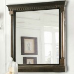 24" Mirror With Antique Coffee Finish