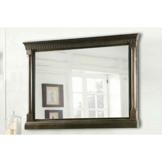 48" Mirror With Antique Coffee Finish