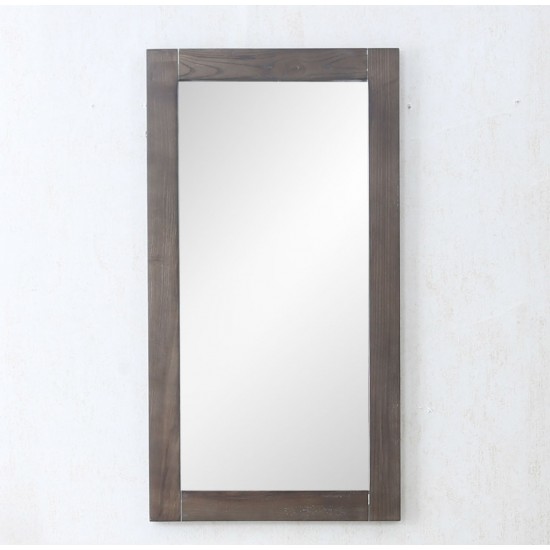 16" Weathered Gray Mirror