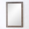 20" Weathered Gray Mirror