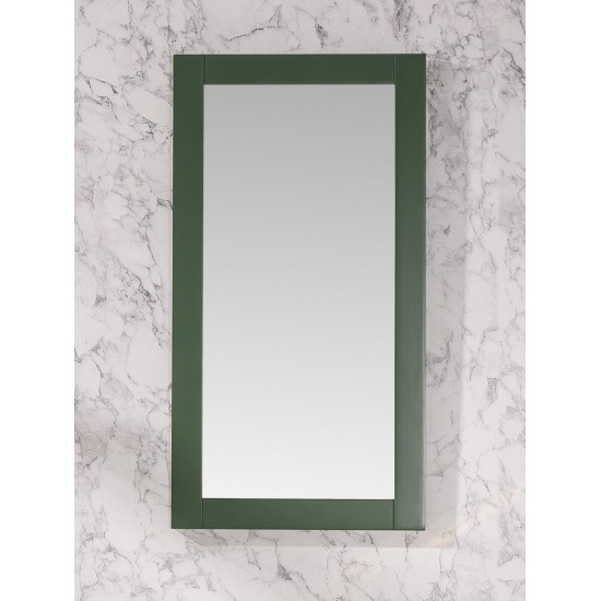 Legion Furniture 16" Pewter Vogue Green Mirror
