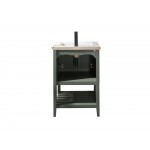 Legion Furniture WLF9024-PG 24" Pewter Green Sink Vanity