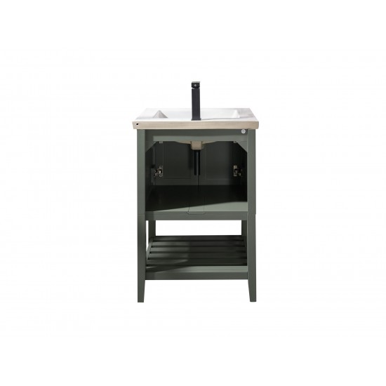 Legion Furniture WLF9024-PG 24" Pewter Green Sink Vanity