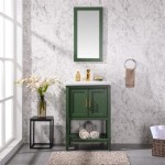 Legion Furniture WLF9024-VG 24" Vogue Green Sink Vanity