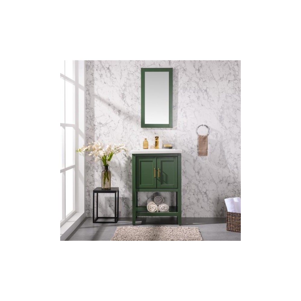 Legion Furniture WLF9024-VG 24" Vogue Green Sink Vanity