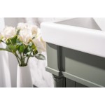 Legion Furniture 18" Sink Vanity In Pewter Green