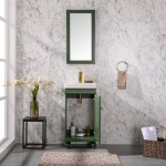 18" Vogue Green Sink Vanity