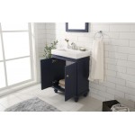 24" Blue Sink Vanity