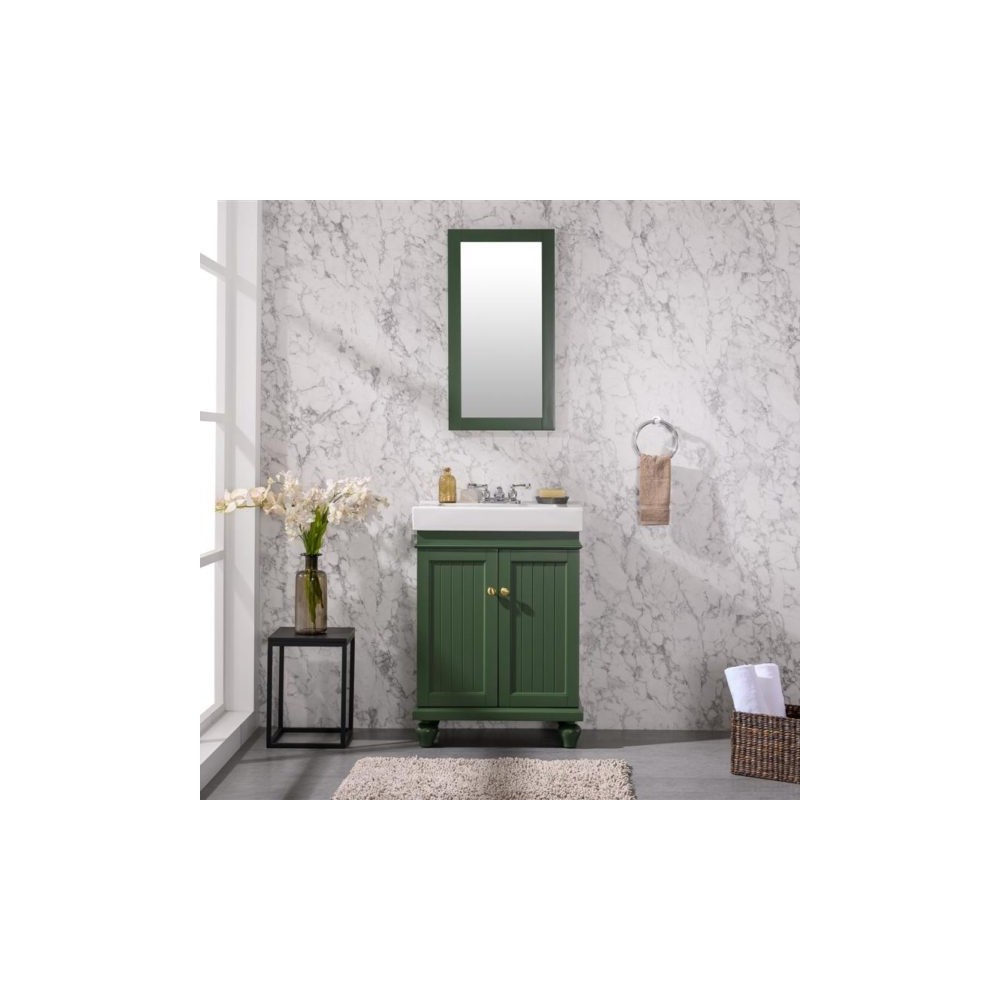 24" Vogue Green Sink Vanity