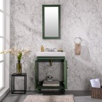 24" Vogue Green Sink Vanity