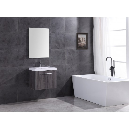 24" Bathroom Vanity Without Mirror- Pvc