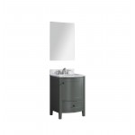 Legion Furniture 24" Pewter Green Bathroom Vanity - Pvc