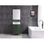 Legion Furniture 24" Vogue Green Bathroom Vanity - Pvc