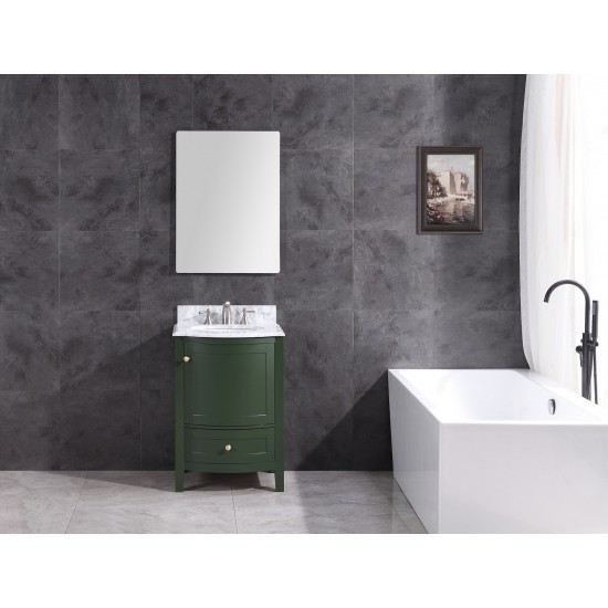 Legion Furniture 24" Vogue Green Bathroom Vanity - Pvc