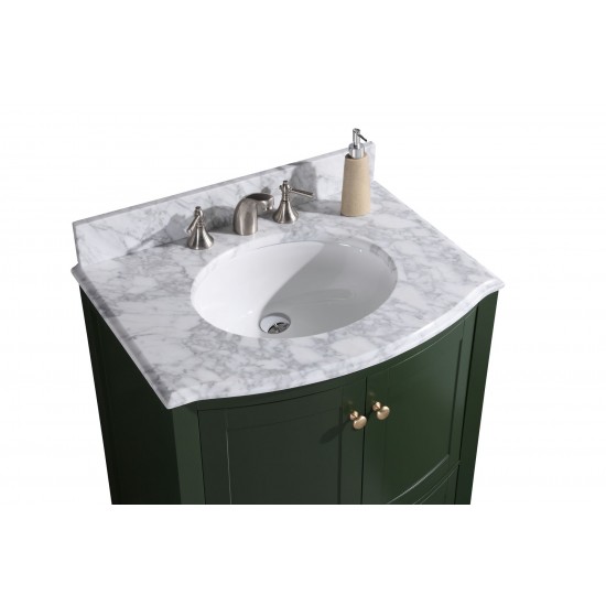 Legion Furniture 30" Vogue Green Bathroom Vanity - Pvc