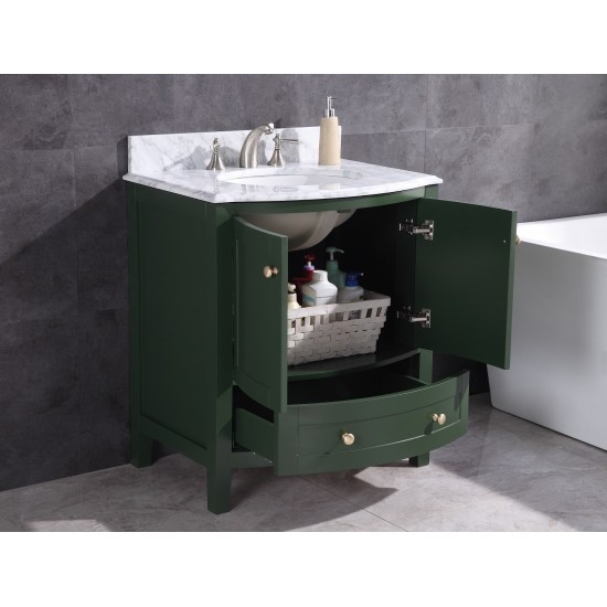 Legion Furniture 30" Vogue Green Bathroom Vanity - Pvc