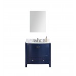 36" Blue Bathroom Vanity-Pvc