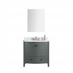 Legion Furniture 36" Pewter Green Bathroom Vanity - Pvc