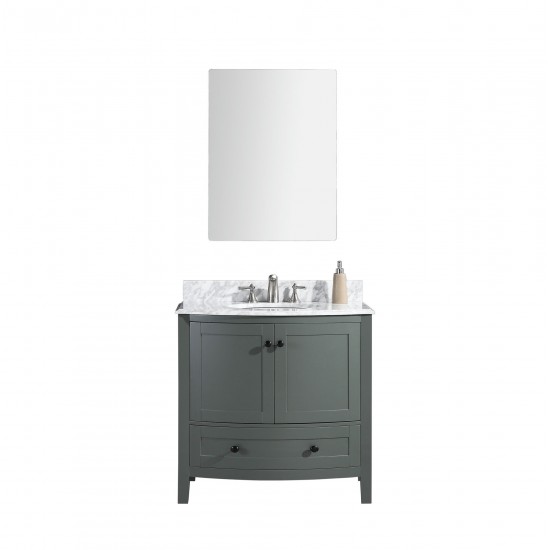 Legion Furniture 36" Pewter Green Bathroom Vanity - Pvc