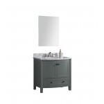 Legion Furniture 36" Pewter Green Bathroom Vanity - Pvc