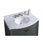 Legion Furniture 36" Pewter Green Bathroom Vanity - Pvc