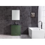 30" Vogue Green Bathroom Vanity - Pvc