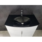 30" White Bathroom Vanity - Pvc