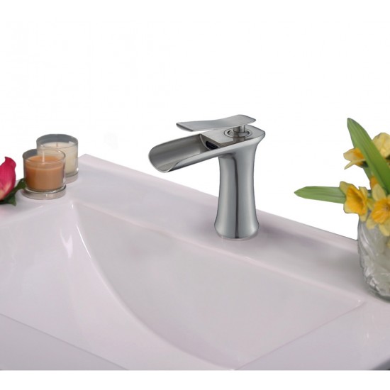 Legion Furniture ZL10129B1-BN Faucet With Drain In Brushed Nickel