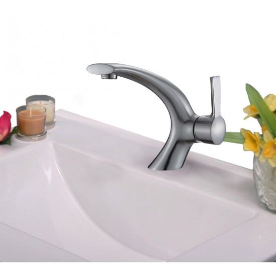 Legion Furniture ZL10165T2-BN Faucet With Drain In Brushed Nickel