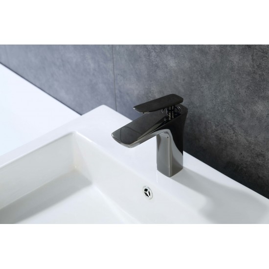 Legion Furniture Faucet With Drain - Glossy Black