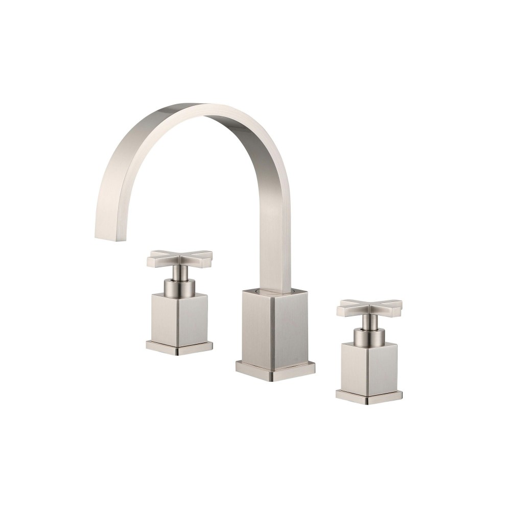 Faucet With Drain - Brushed Nickel Faucet With Drain - Brushed Nickel