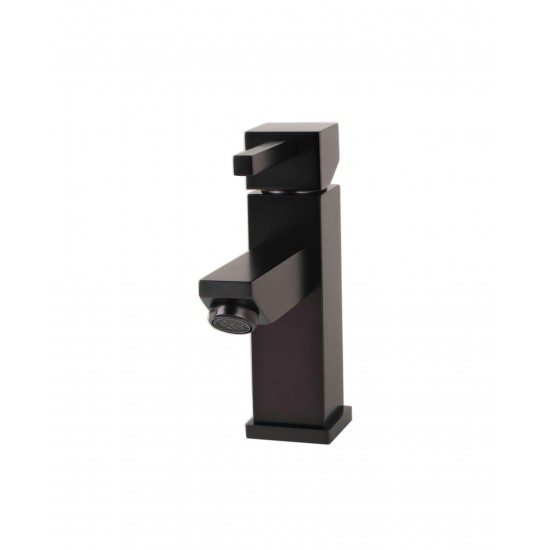 Legion Furniture Bathroom Faucet With Drain-Oil Rubber Black