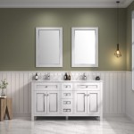 60" White Finish Sink Vanity Cabinet With Carrara White Top