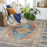 Surya Tahmis Thi-2704 Burnt Orange Rug 6'7" X 9'