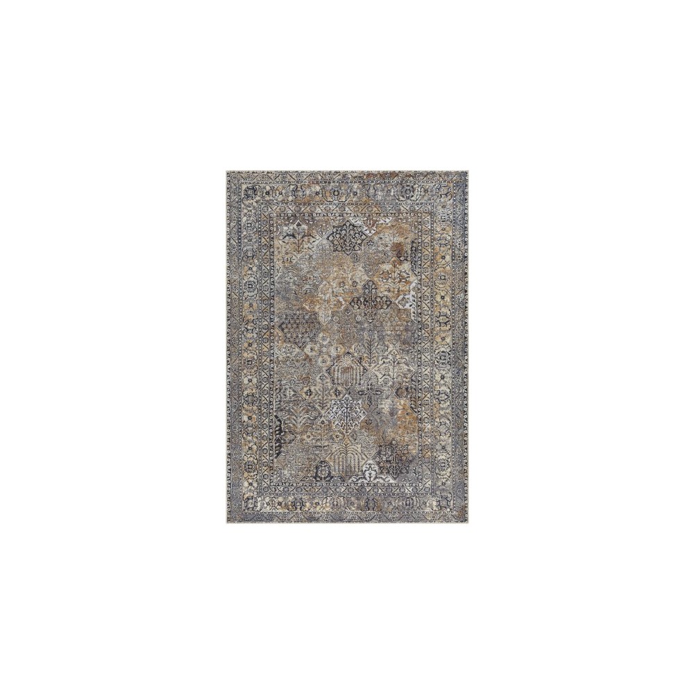 Surya Tahmis Black Rug 2' X 2'11"