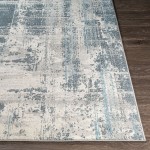 Surya Tibetan Tbt-2325 Teal Rug 2'7" X 7'7"