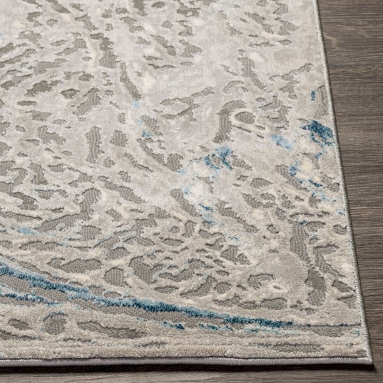 Surya Tibetan Tbt-2326 Teal Rug 2' X 2'11"