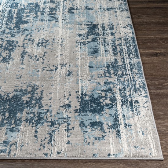 Surya Tibetan Tbt-2331 Teal Rug 2'7" X 7'7"