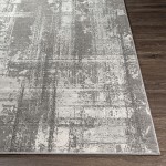 Surya Tibetan Light Gray Rug 2'7" X 7'7"