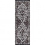 Surya Toscana Charcoal Rug 2'6" X 7'3"