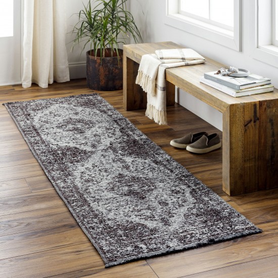 Surya Toscana Charcoal Rug 2'6" X 7'3"