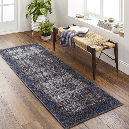 Surya Toscana Navy Rug 2'6" X 7'3"