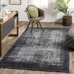 Surya Toscana Navy Rug 6'3" X 9'