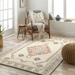 Surya Urfa Urf-2302 Peach Rug 5' X 7'6"