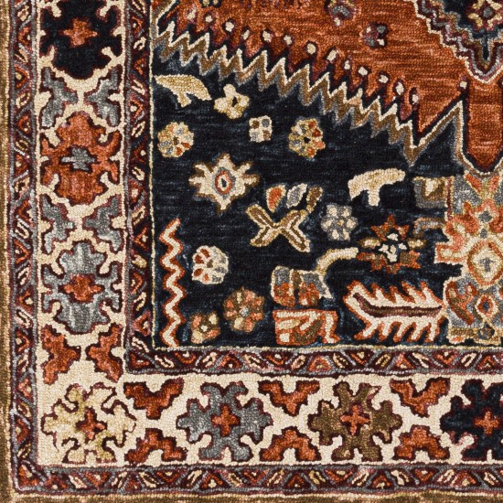 Surya Urfa Brick Red Rug 2' X 3'