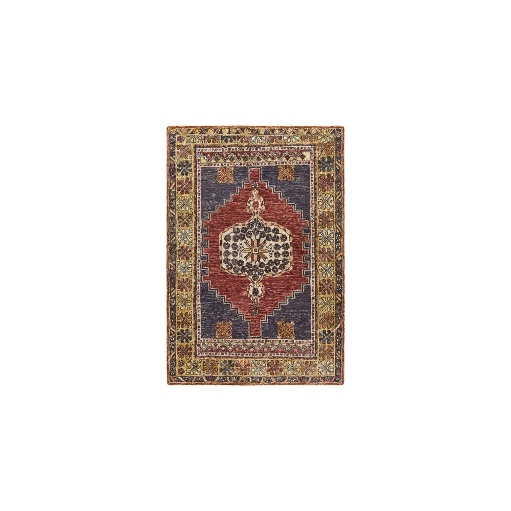 Surya Urfa Dark Red Rug 5' X 7'6"